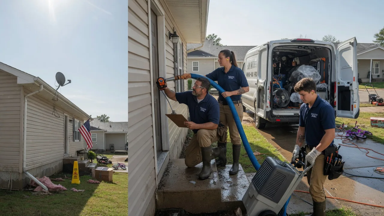 Ceiling Water Damage Restoration in Bakersfield, VT near me